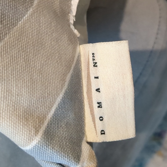 Watercolor Chevron Paint Pattern Long Throw Pillow Domain - Picture 10 of 10